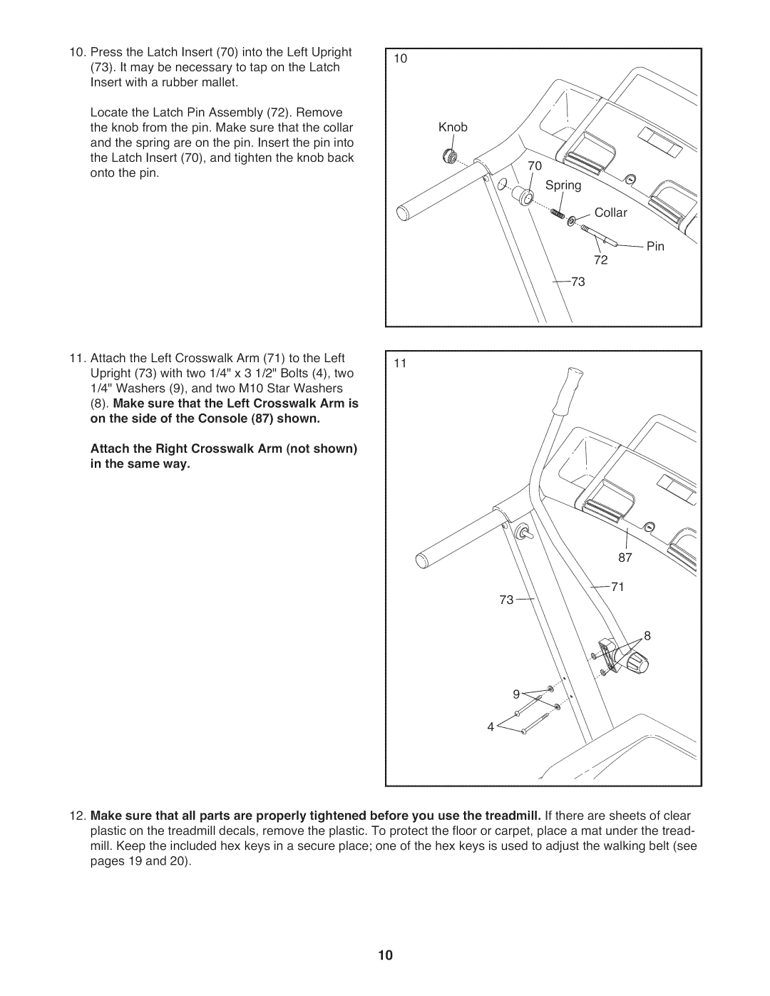 ProForm 831.24813.0 manual 