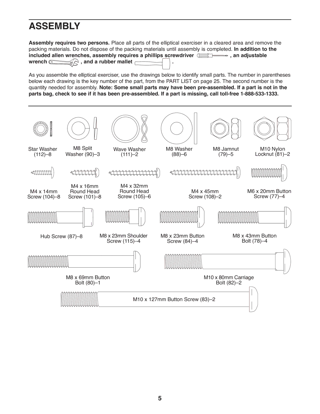 ProForm 831.28544.0 user manual Assembly 