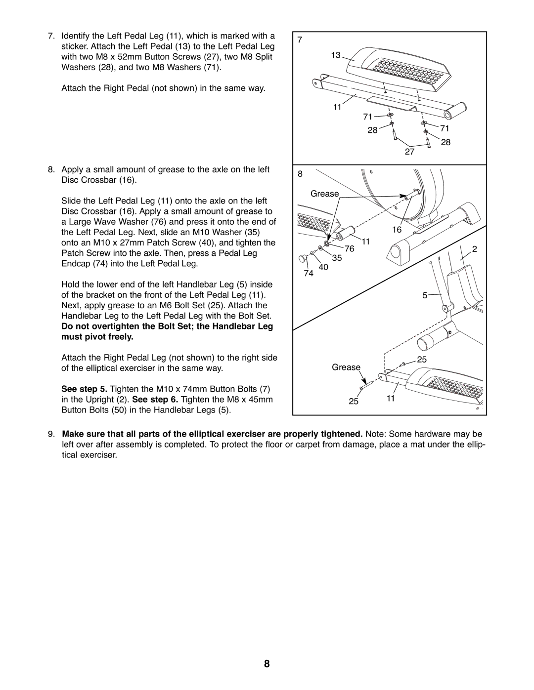 ProForm 831.28622.0 user manual 