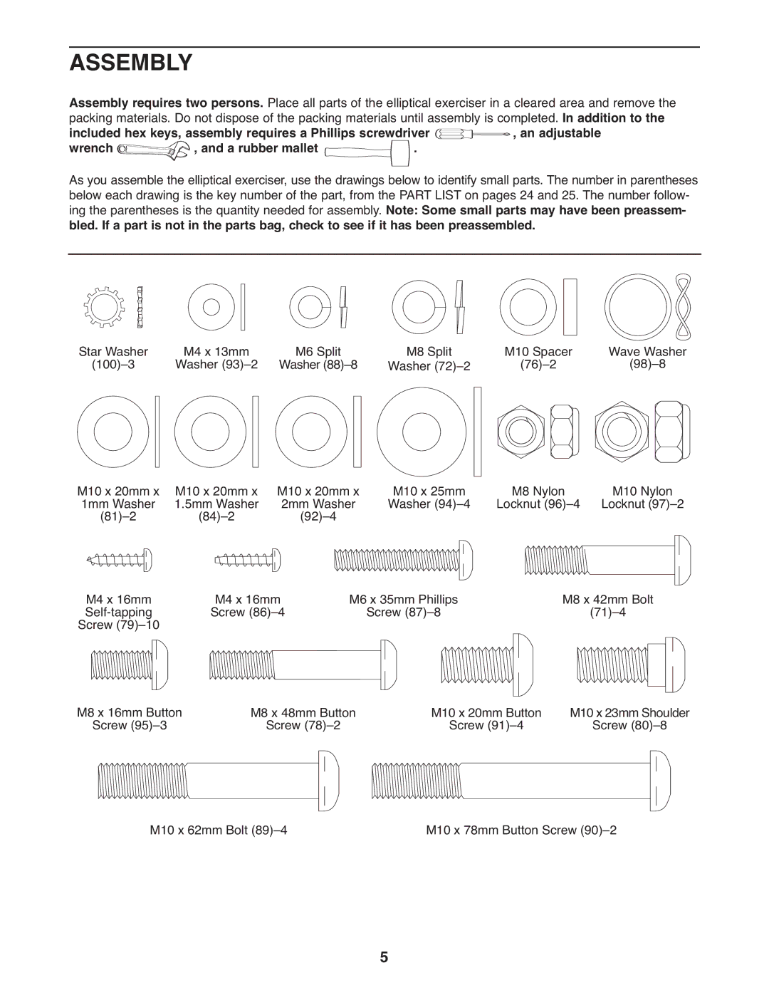 ProForm 831.28645.0 user manual Assembly 