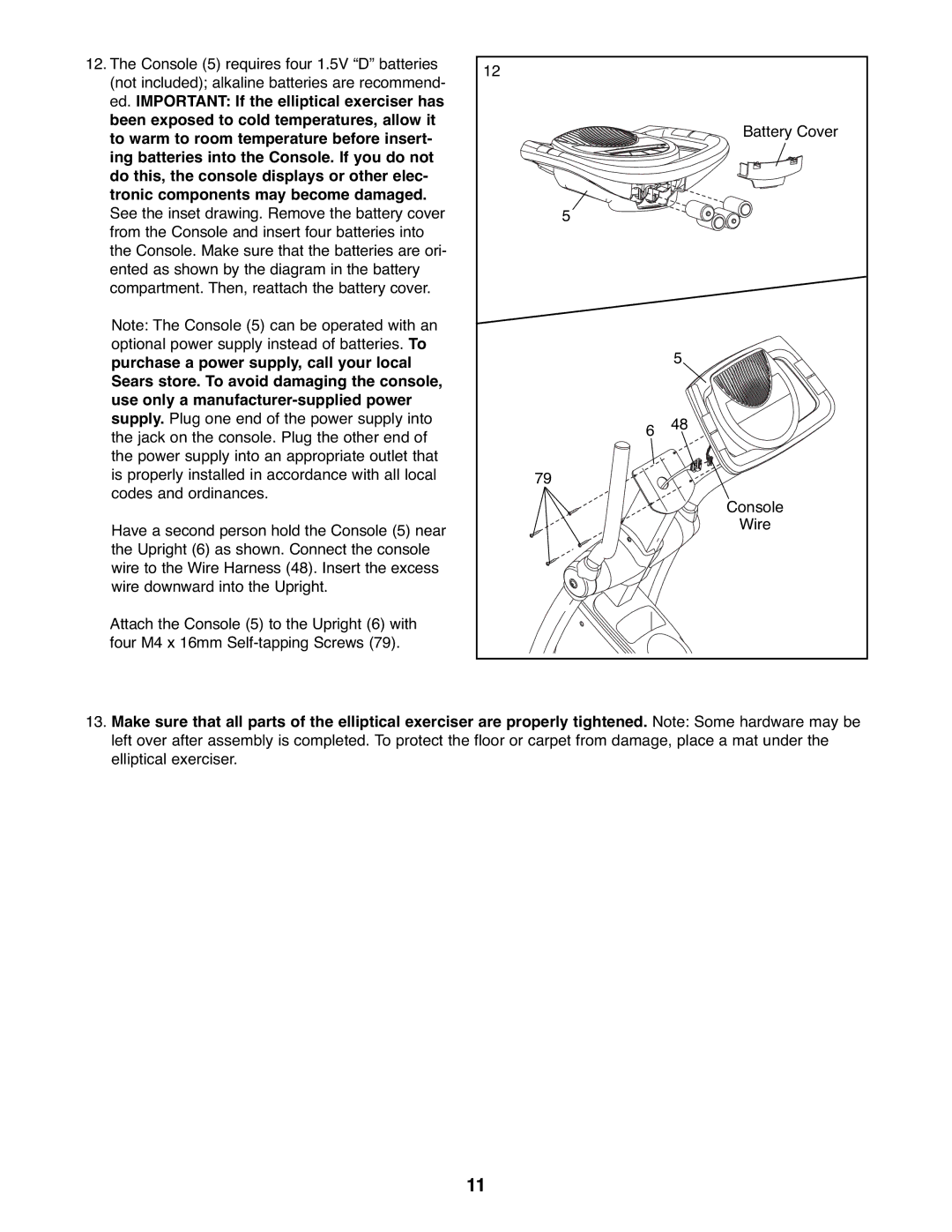 ProForm 831.28645.1 user manual 