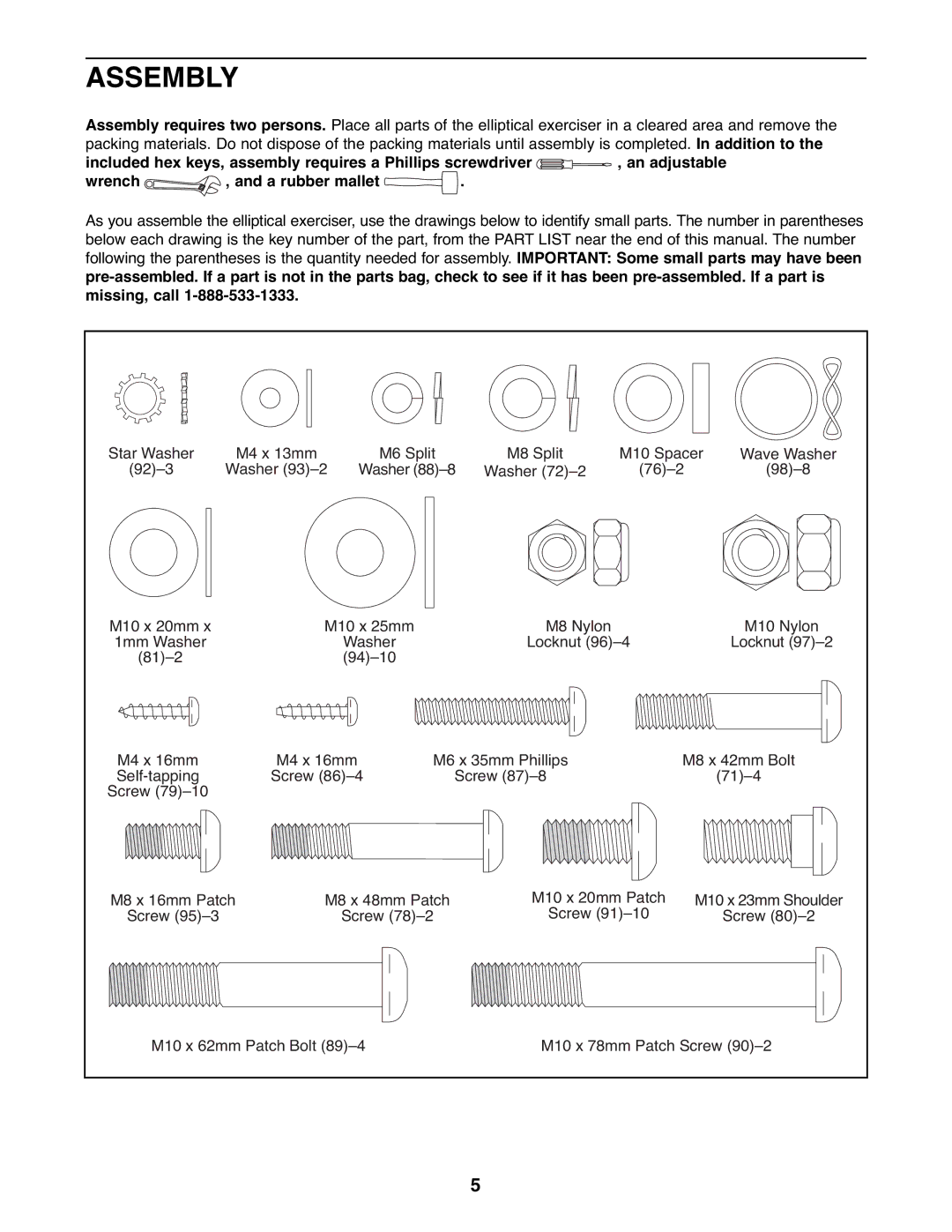 ProForm 831.28645.1 user manual Assembly 