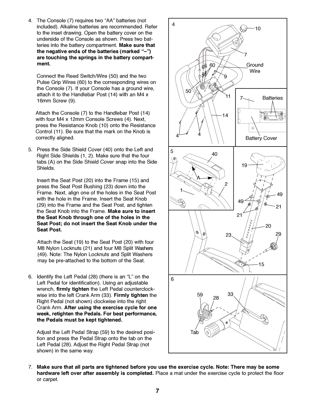 ProForm 831.288070 manual 