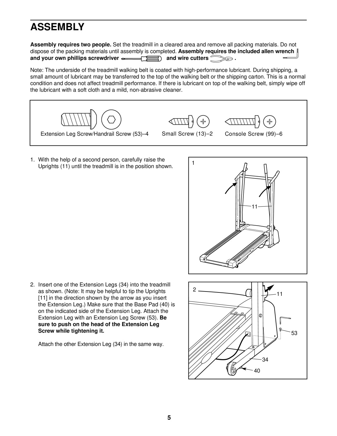 ProForm 831.291610 user manual Assembly, Your own phillips screwdriver and wire cutters 