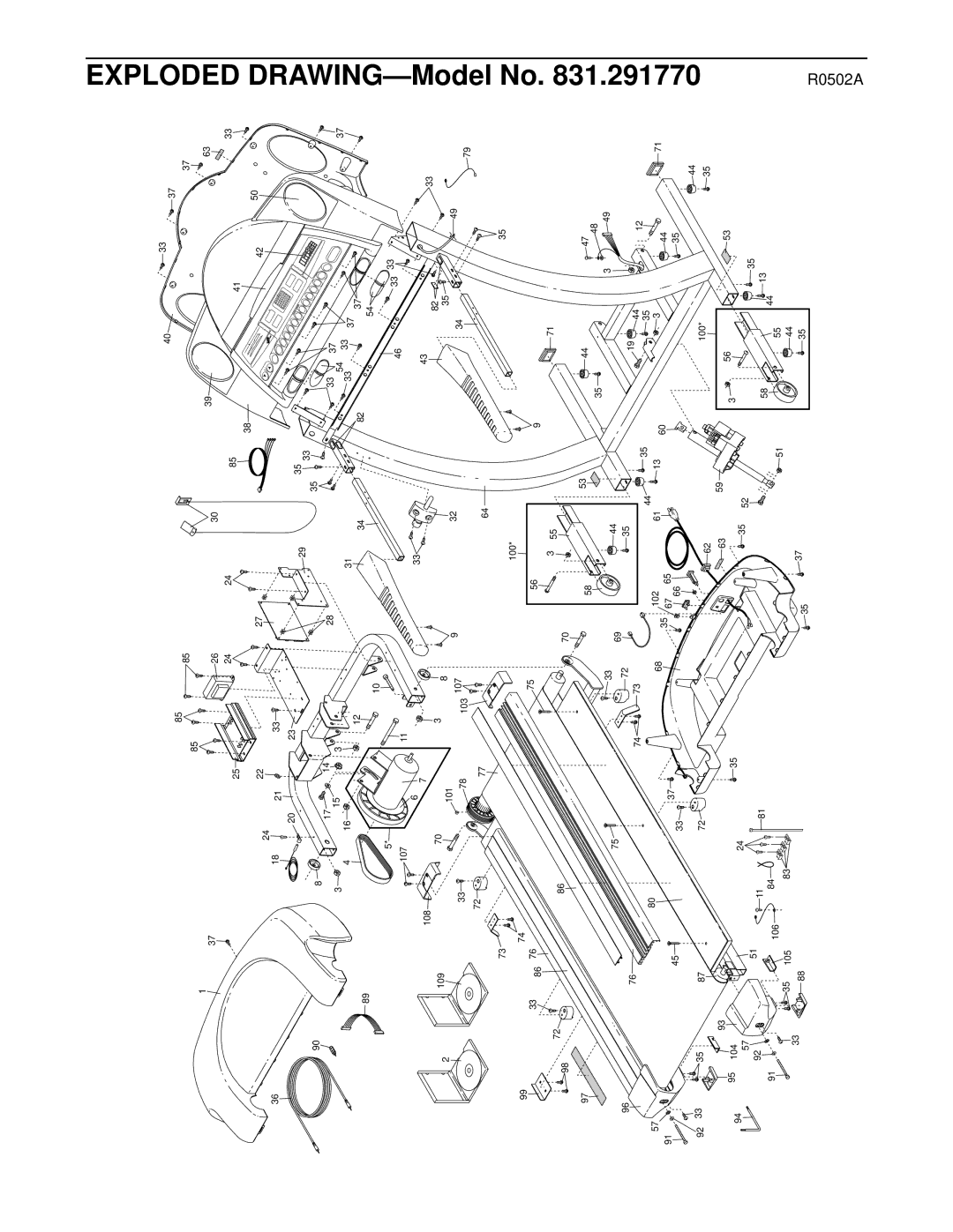 ProForm 831.291770 user manual 