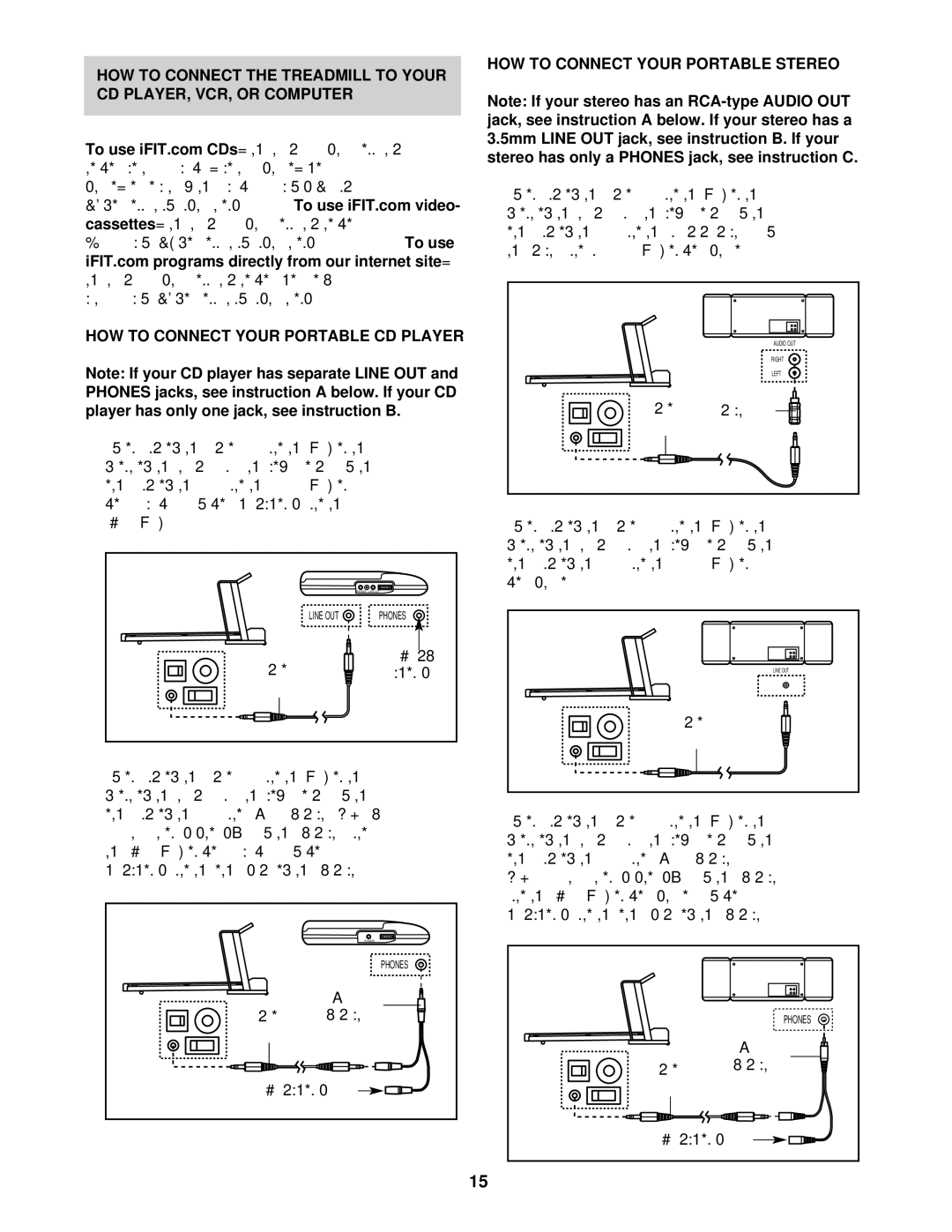 ProForm 831.293061 user manual Cassettes, HOW to Connect Your Portable CD Player, HOW to Connect Your Portable Stereo 