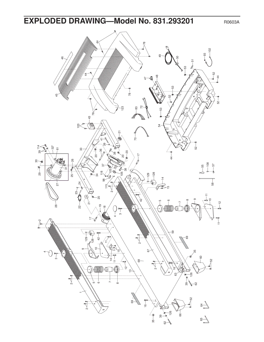 ProForm 831.293201 user manual R0603A 