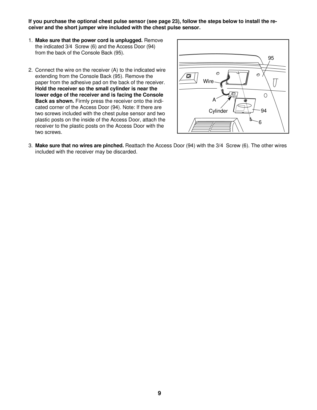 ProForm 831.294250 user manual 