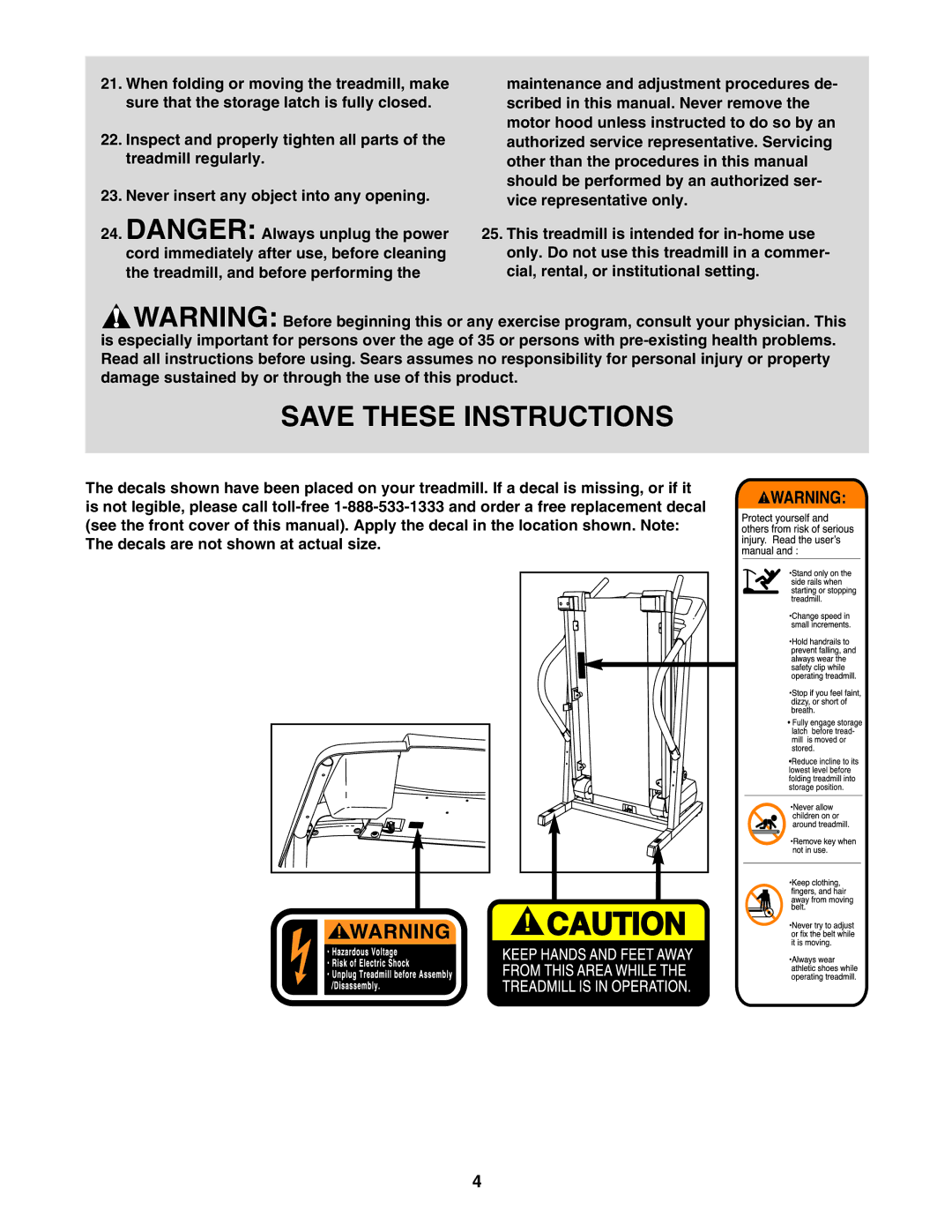 ProForm 831.295030 user manual 