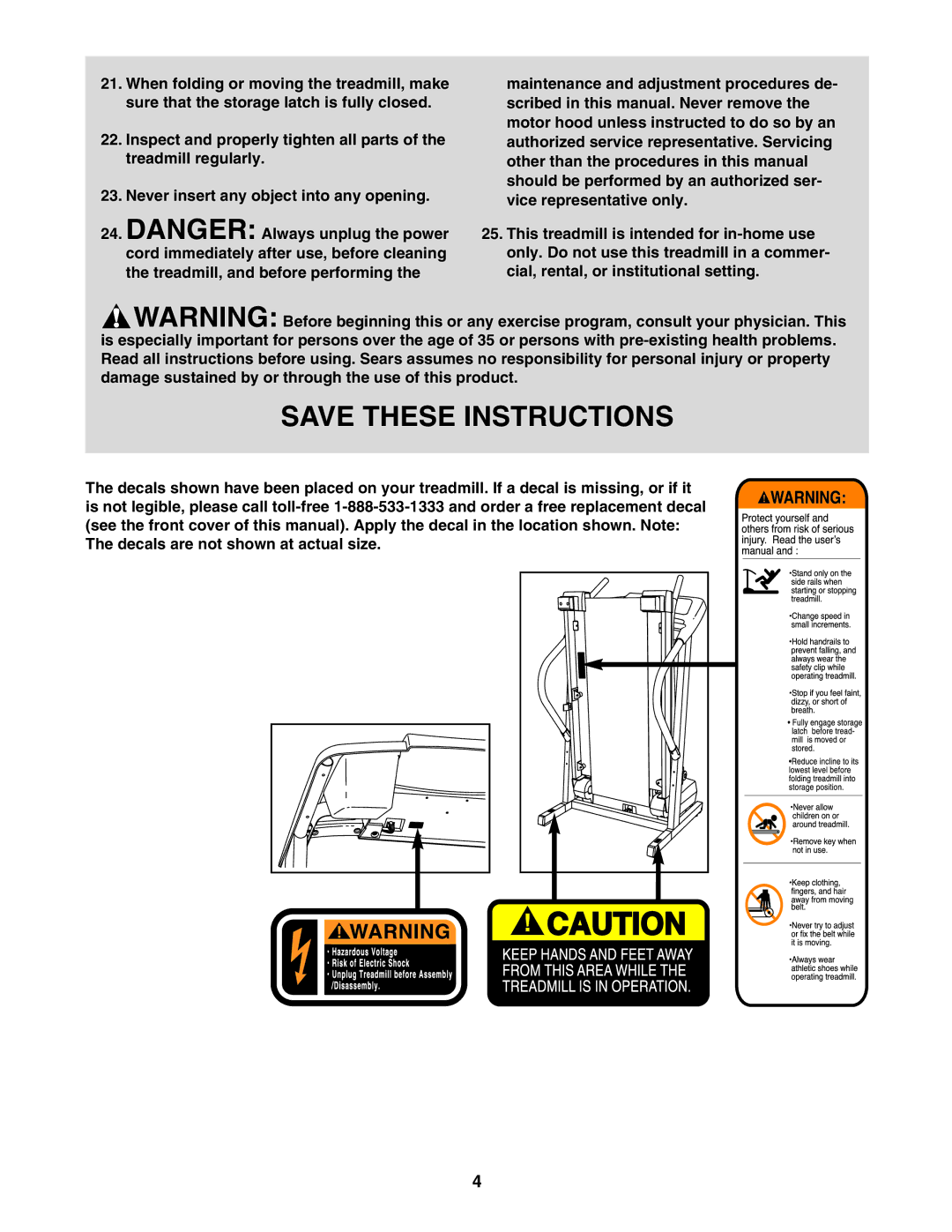 ProForm 831.295033 user manual 