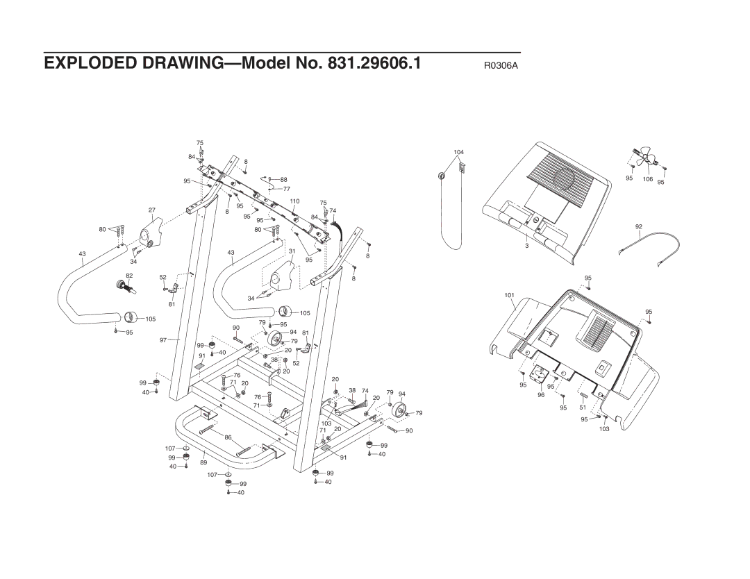 ProForm 831.29606.1 user manual 104 95 106 105 