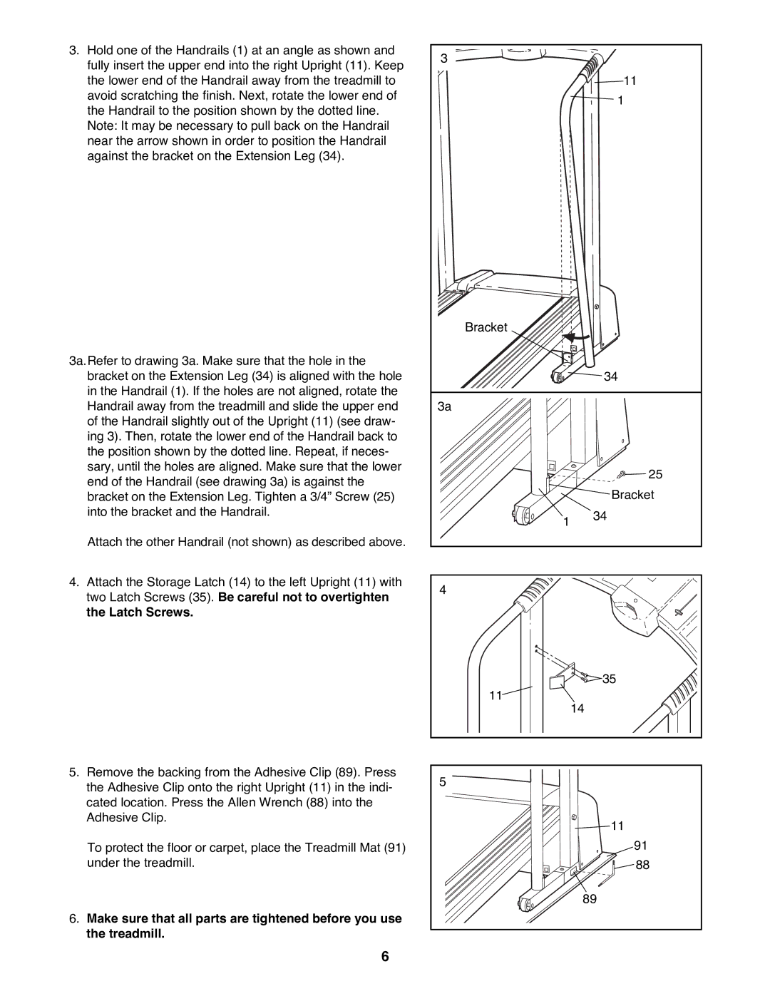 ProForm 831.297000 user manual Bracket 