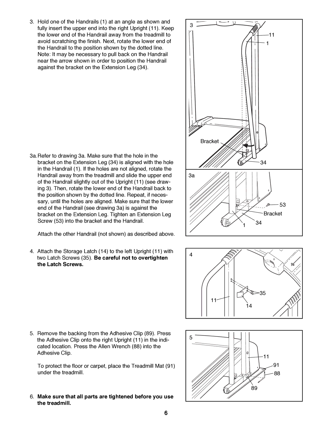 ProForm 831.297001 user manual Bracket 