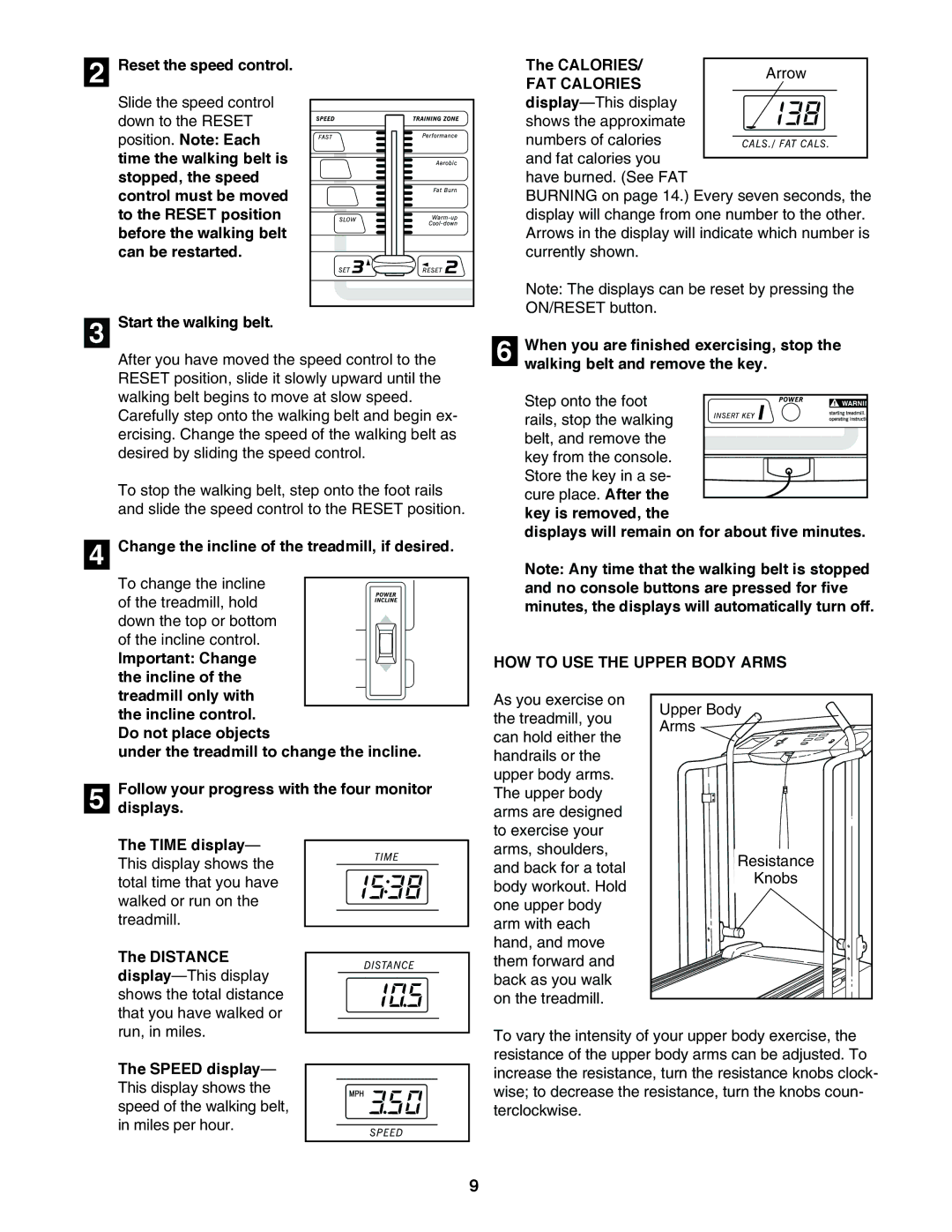 ProForm 831.297390 user manual FAT Calories, HOW to USE the Upper Body Arms 