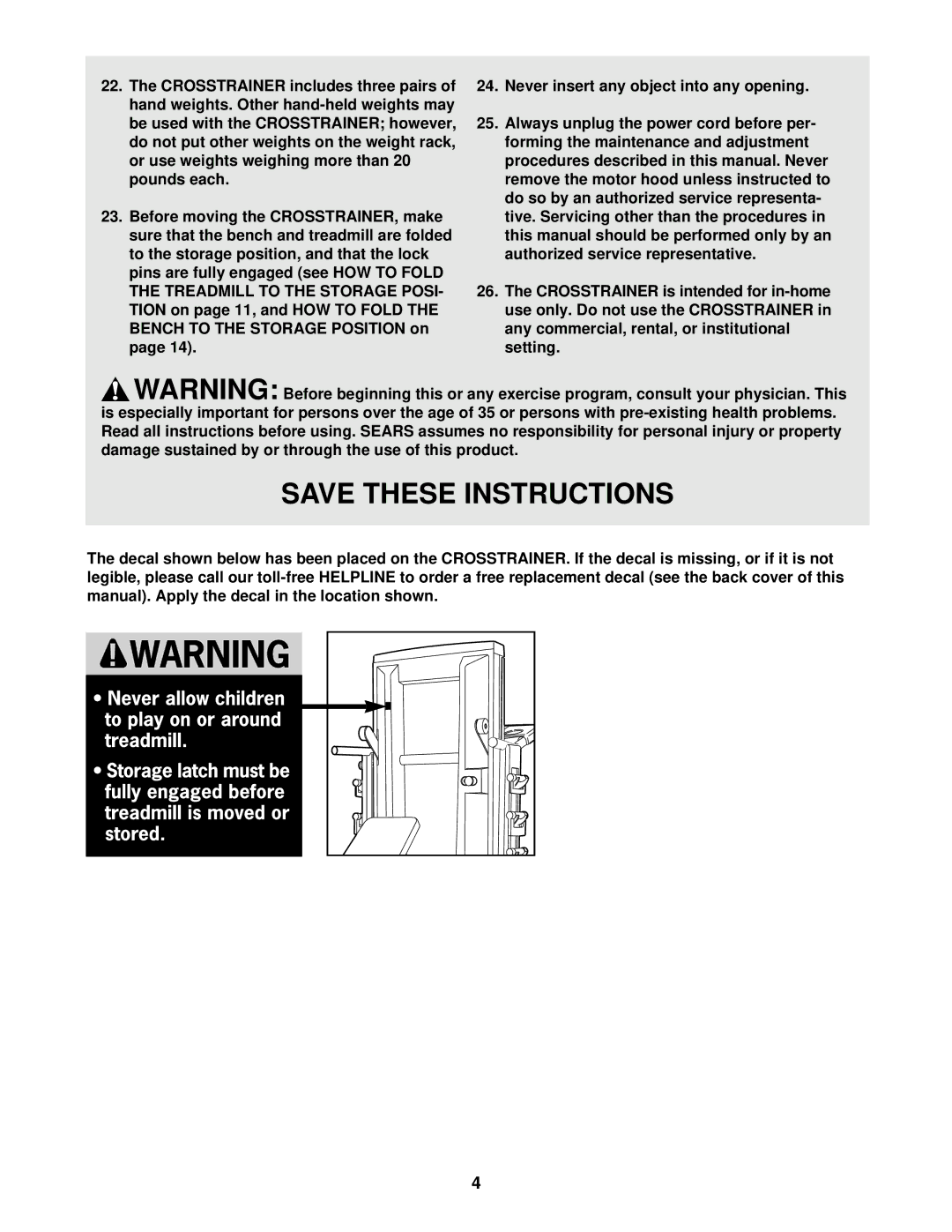 ProForm 831.297471 user manual 