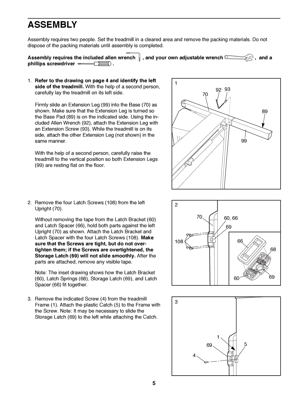 ProForm 831.297671 user manual Assembly 