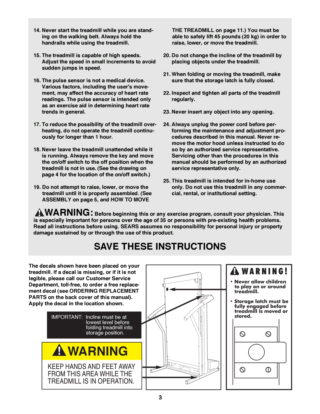 ProForm 831.297690 user manual 