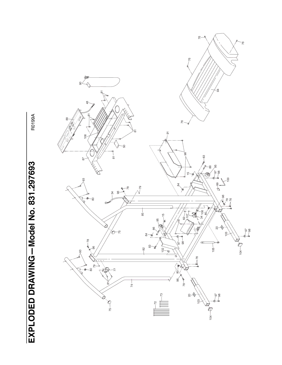 ProForm 831.297693 user manual 103 104 108 102 107 105 100 