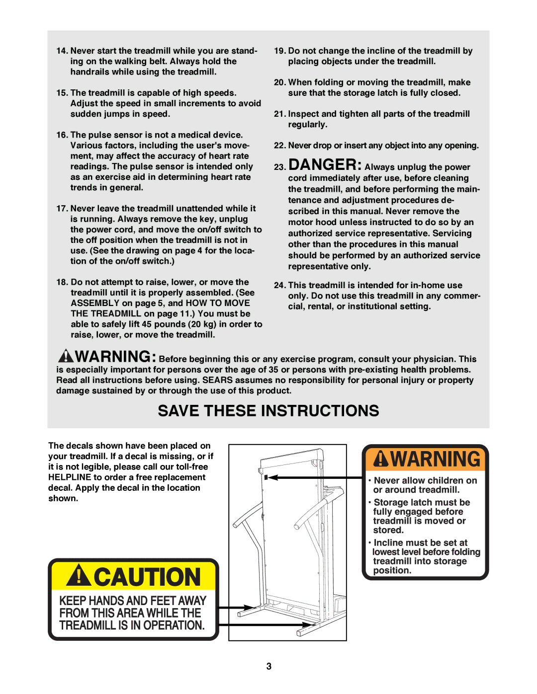 ProForm 831.297772 user manual 