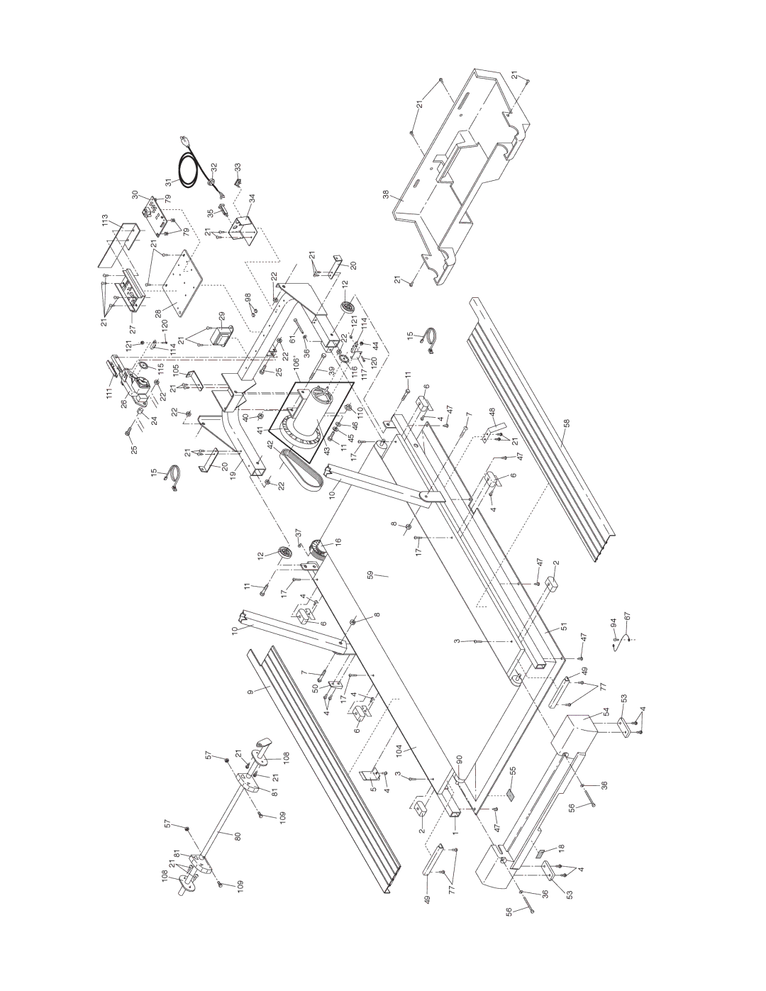 ProForm 831.297780 user manual 108 111 113 121 115 120 105 114 109 104 5356 106 116 117 