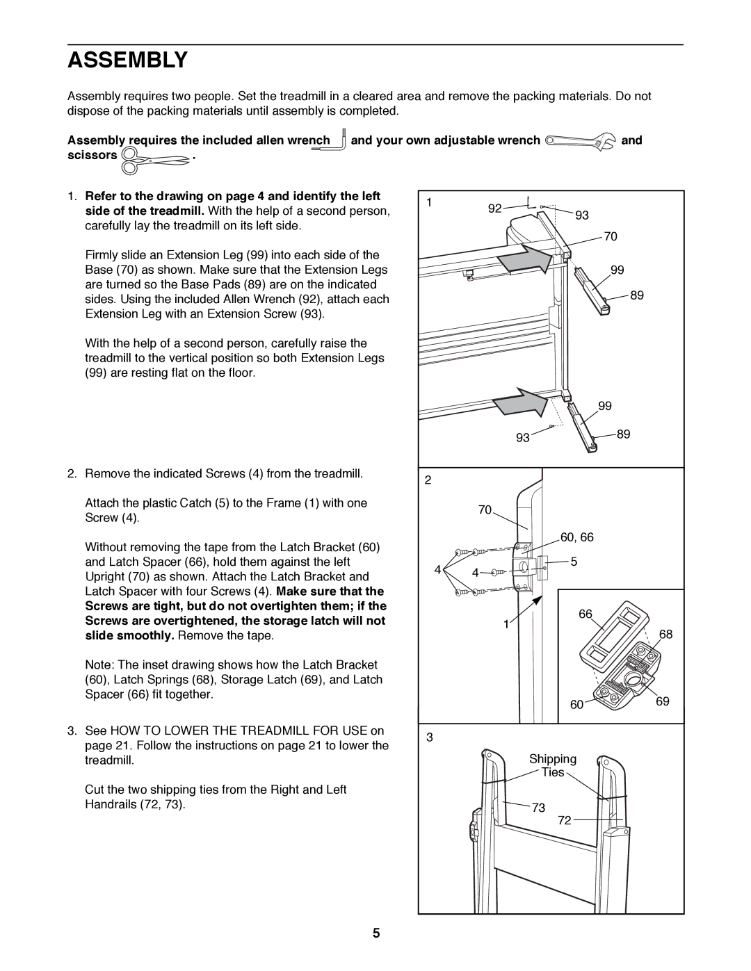 ProForm 831.297780 user manual Assembly 