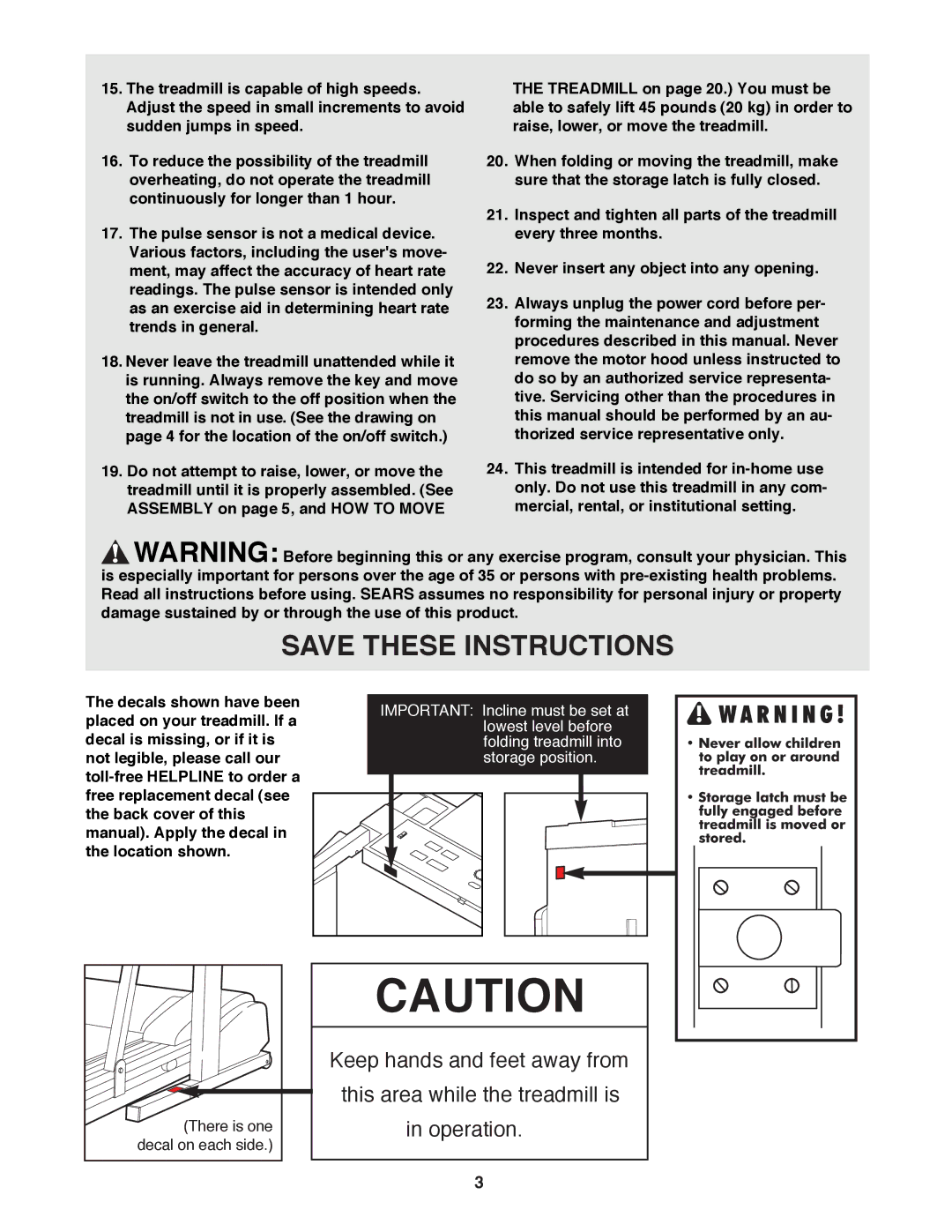 ProForm 831.297782 user manual There is one 