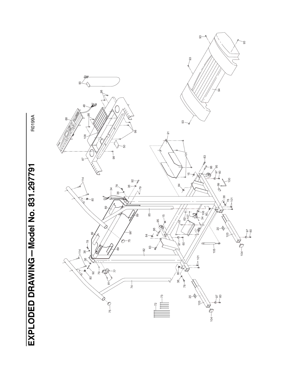 ProForm 831.297791 user manual 103 104 114 108 107 101 105 