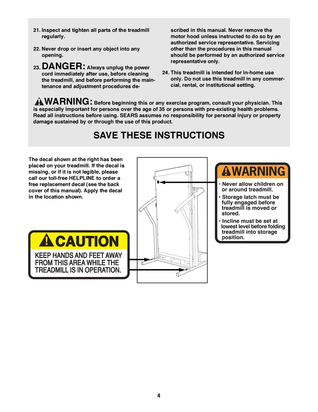 ProForm 831.297791 user manual 