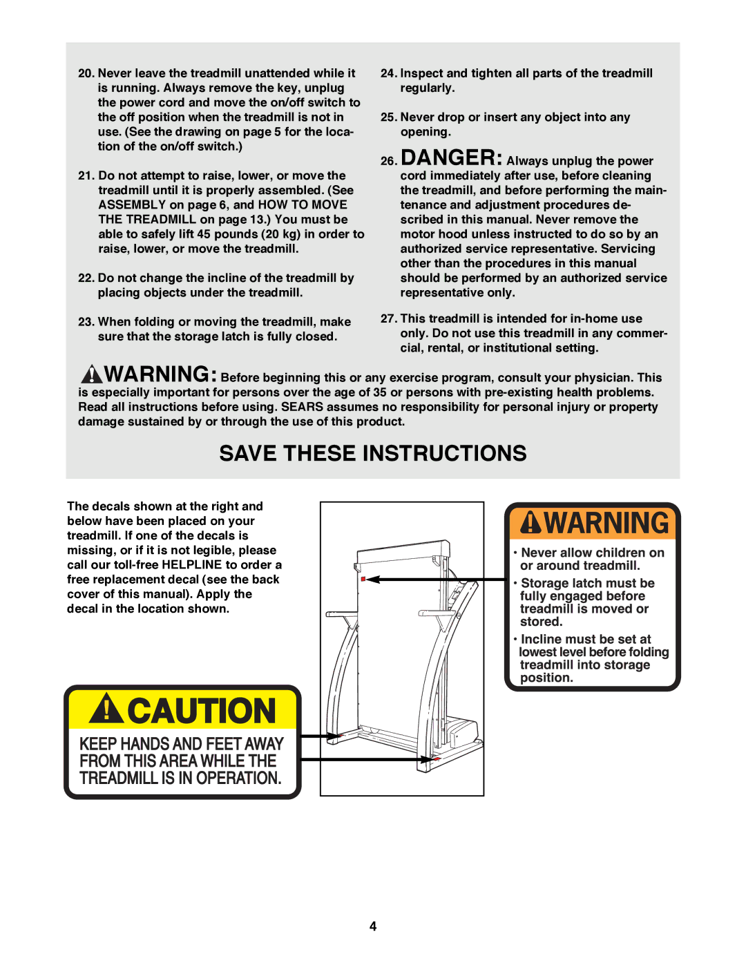 ProForm 831.298301 user manual 