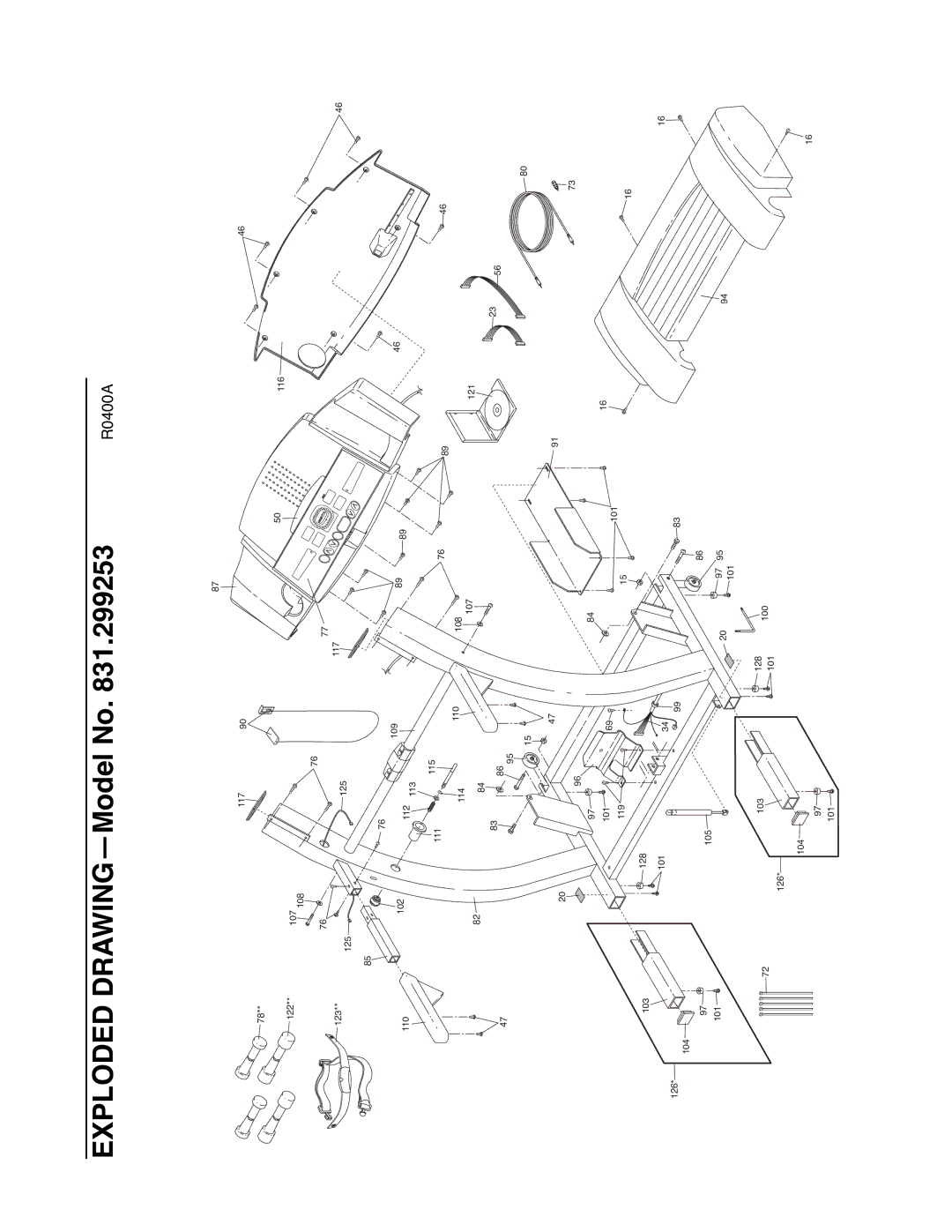 ProForm 831.299253 user manual 107 101 20 97 121 103 128 100 126 104 