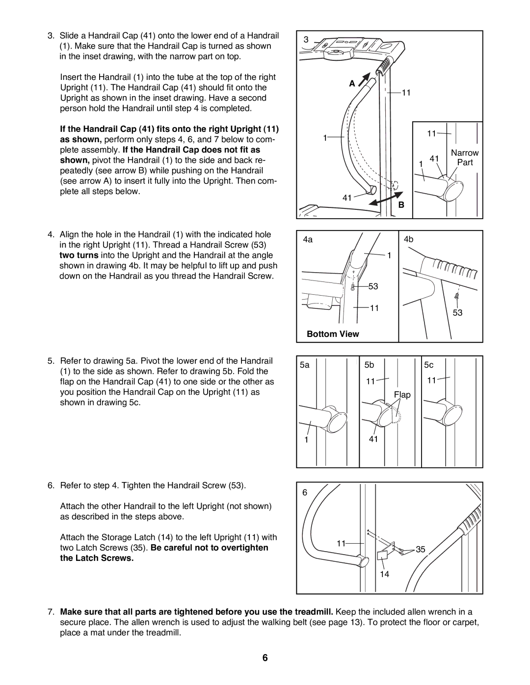 ProForm 831.299400 user manual Bottom View 