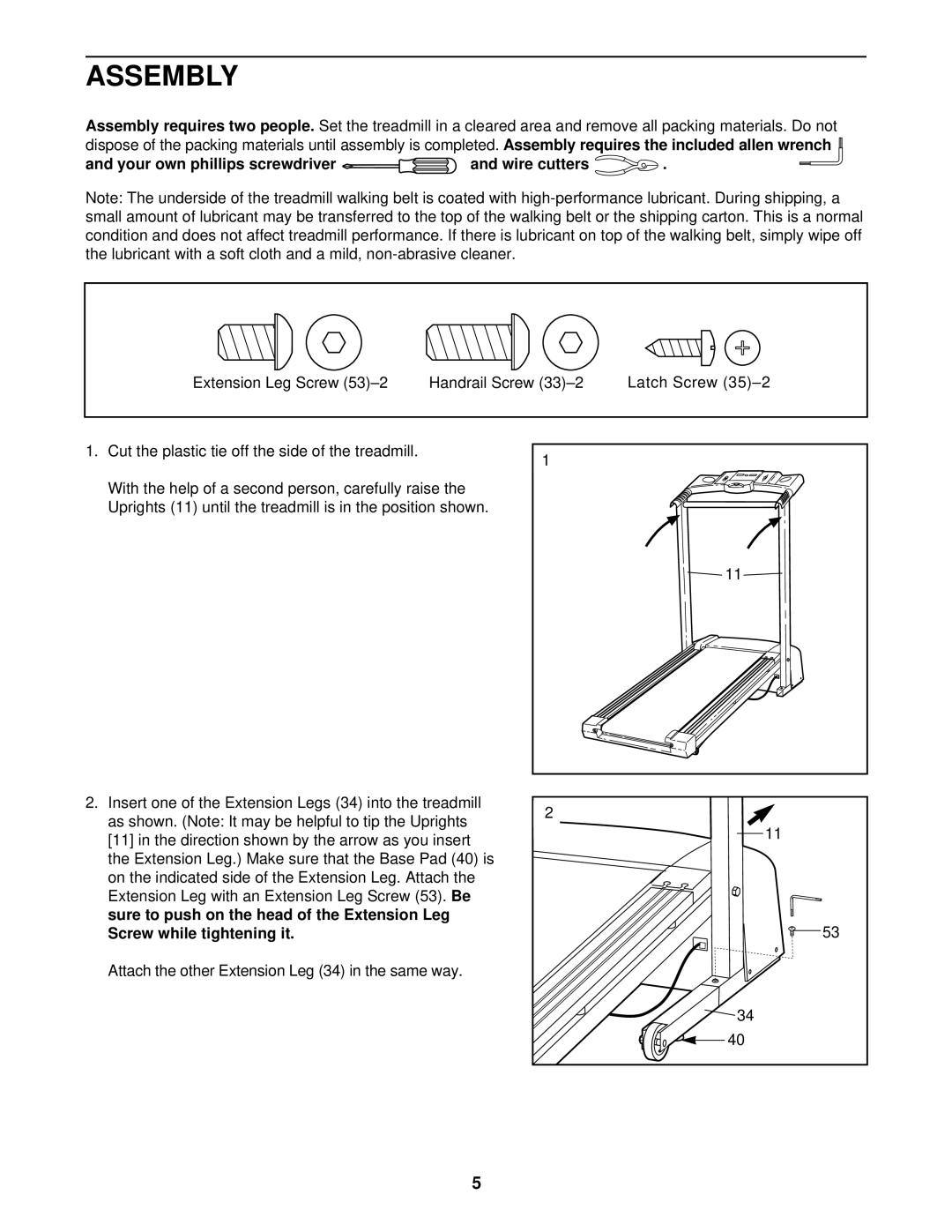 ProForm 831.299402 user manual Assembly, Your own phillips screwdriver and wire cutters 