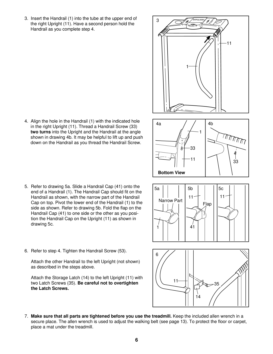 ProForm 831.299402 user manual Bottom View 