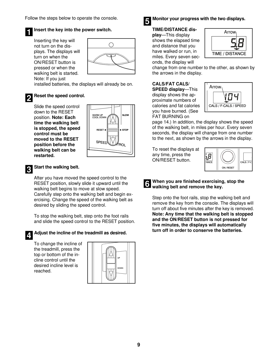 ProForm 831.299402 user manual CALS/FAT Cals 