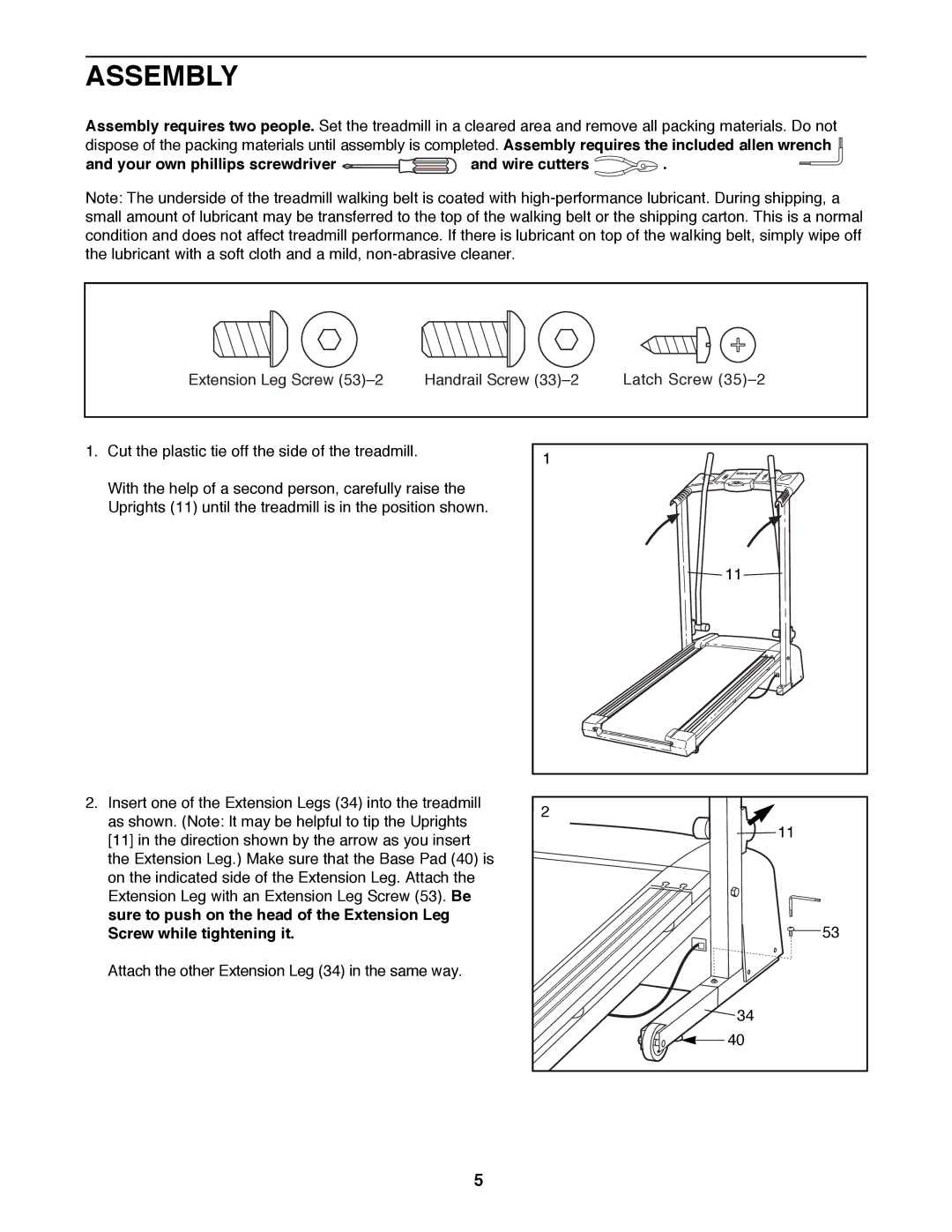 ProForm 831.299412 user manual Assembly, Your own phillips screwdriver and wire cutters 