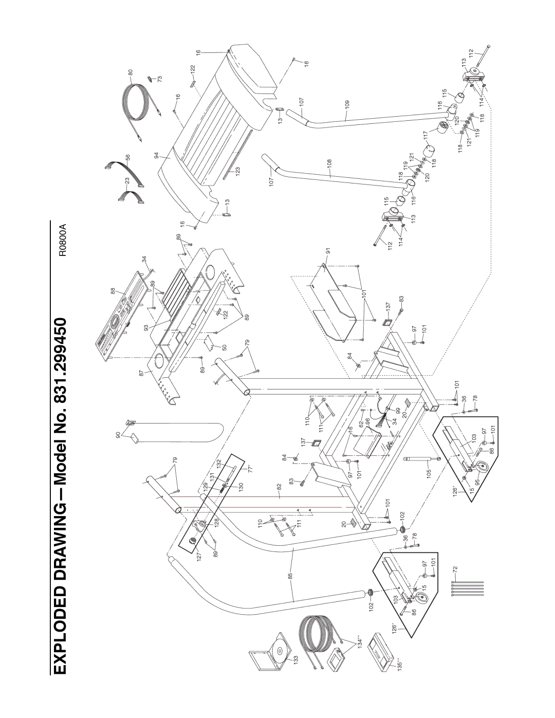 ProForm 831.299450 user manual 133 134 