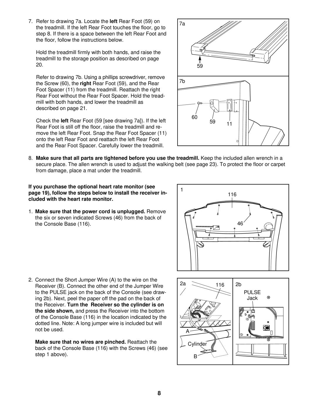 ProForm 831.299474 user manual Pulse 