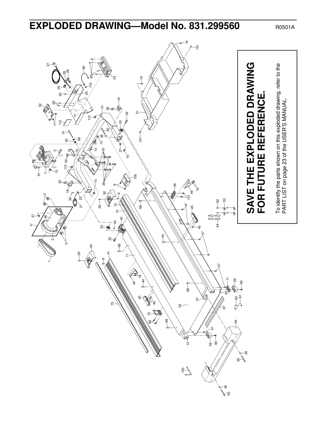 ProForm 831.299560 user manual 