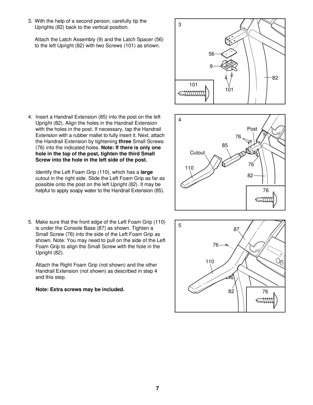 ProForm 860 LS user manual 