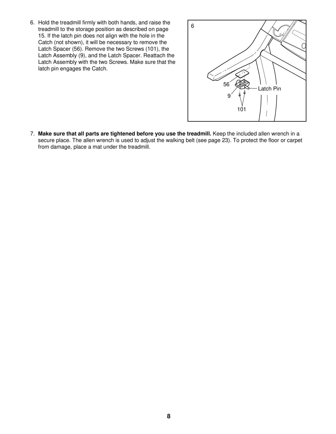 ProForm 860 LS user manual 