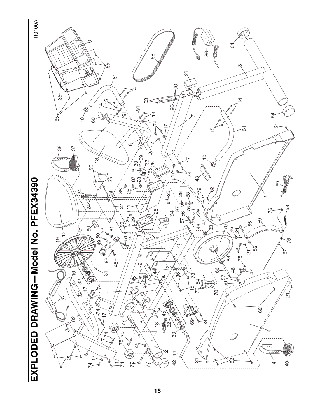 ProForm 985 Rt user manual R0100A 7112 74 14 