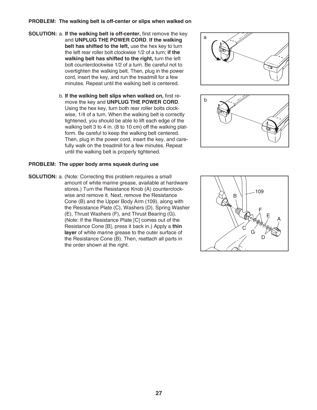 ProForm crosswalk 500 user manual 