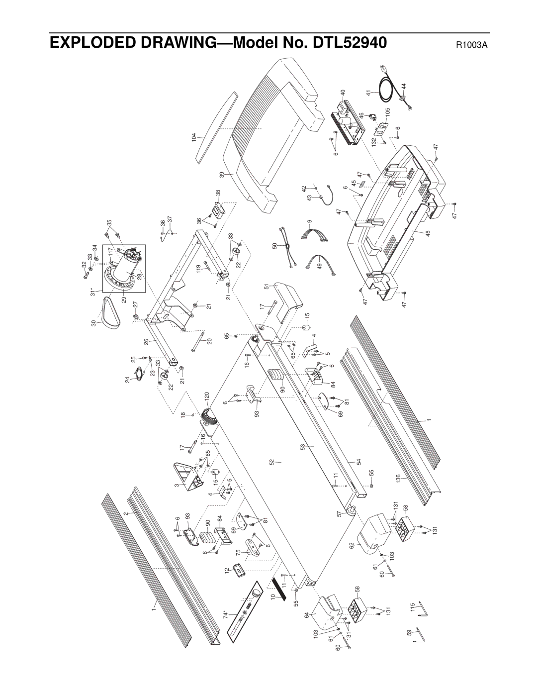 ProForm CS9e user manual DTL52940 