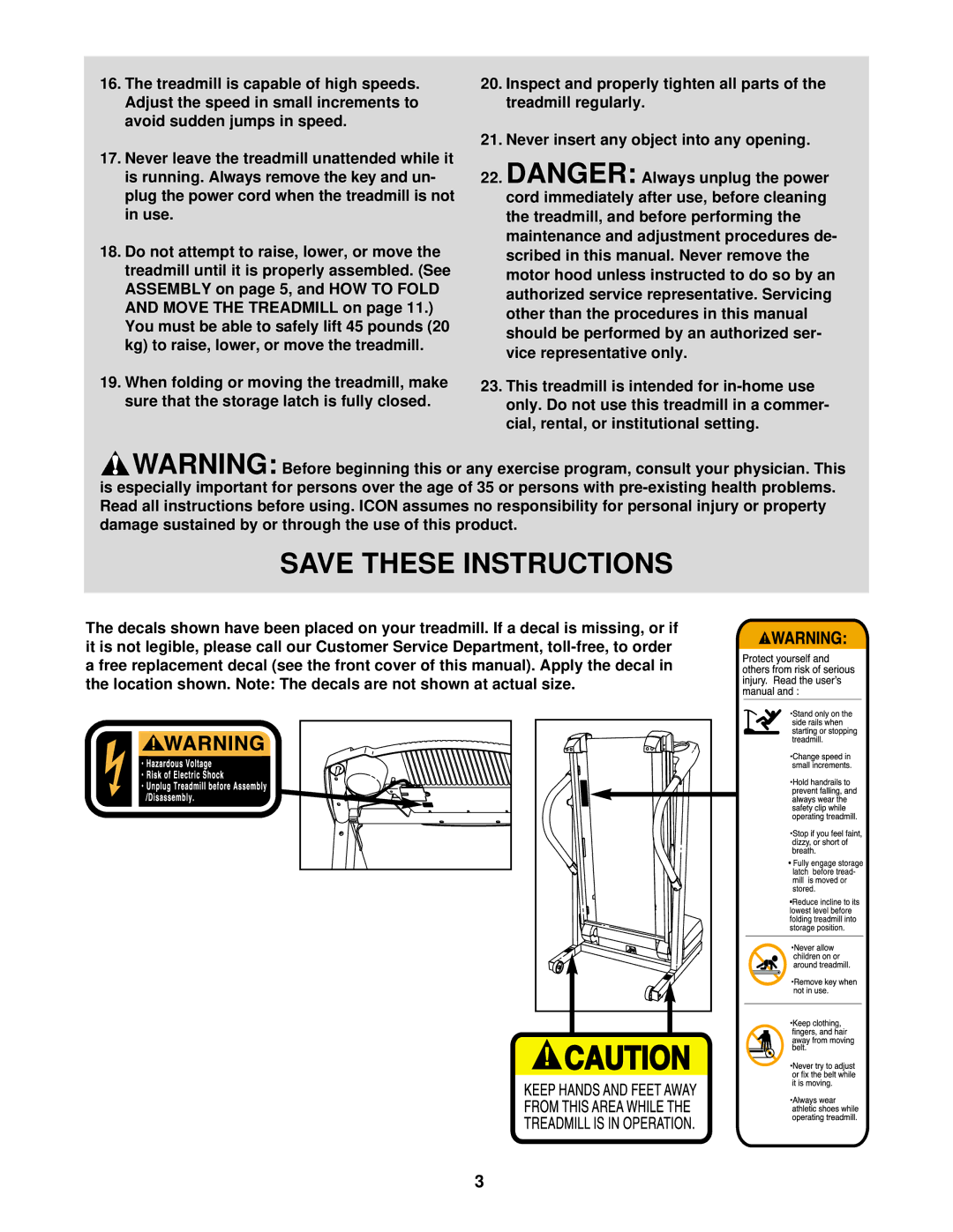 ProForm DRTL39221 user manual 