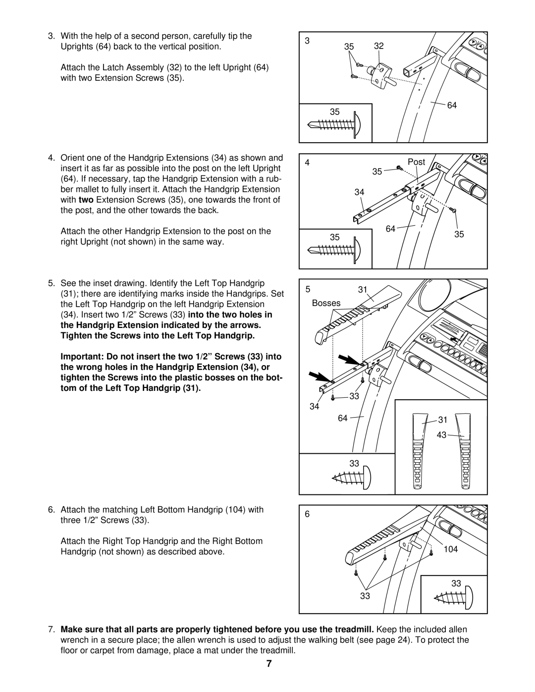 ProForm DRTL59220 user manual 