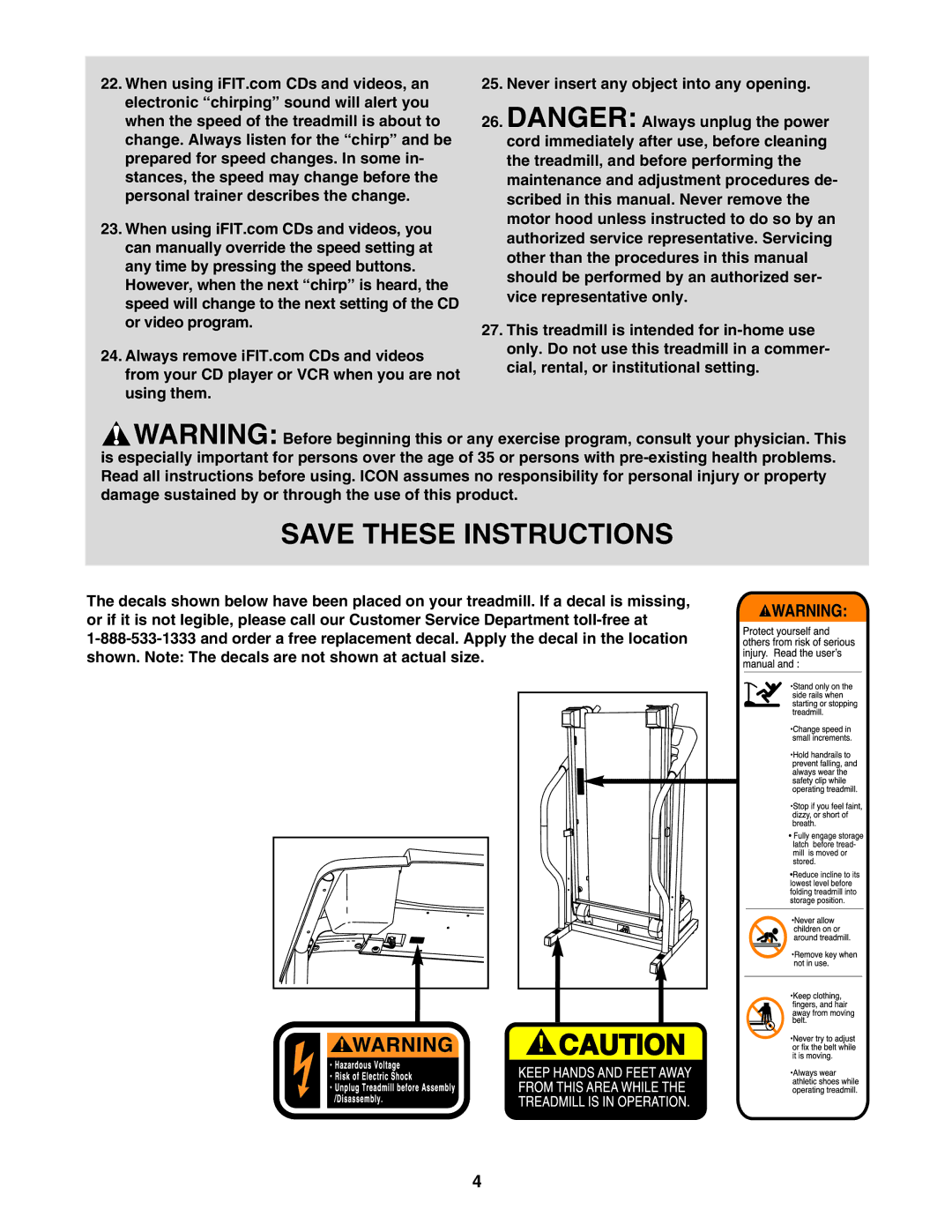 ProForm DTL42941 user manual 