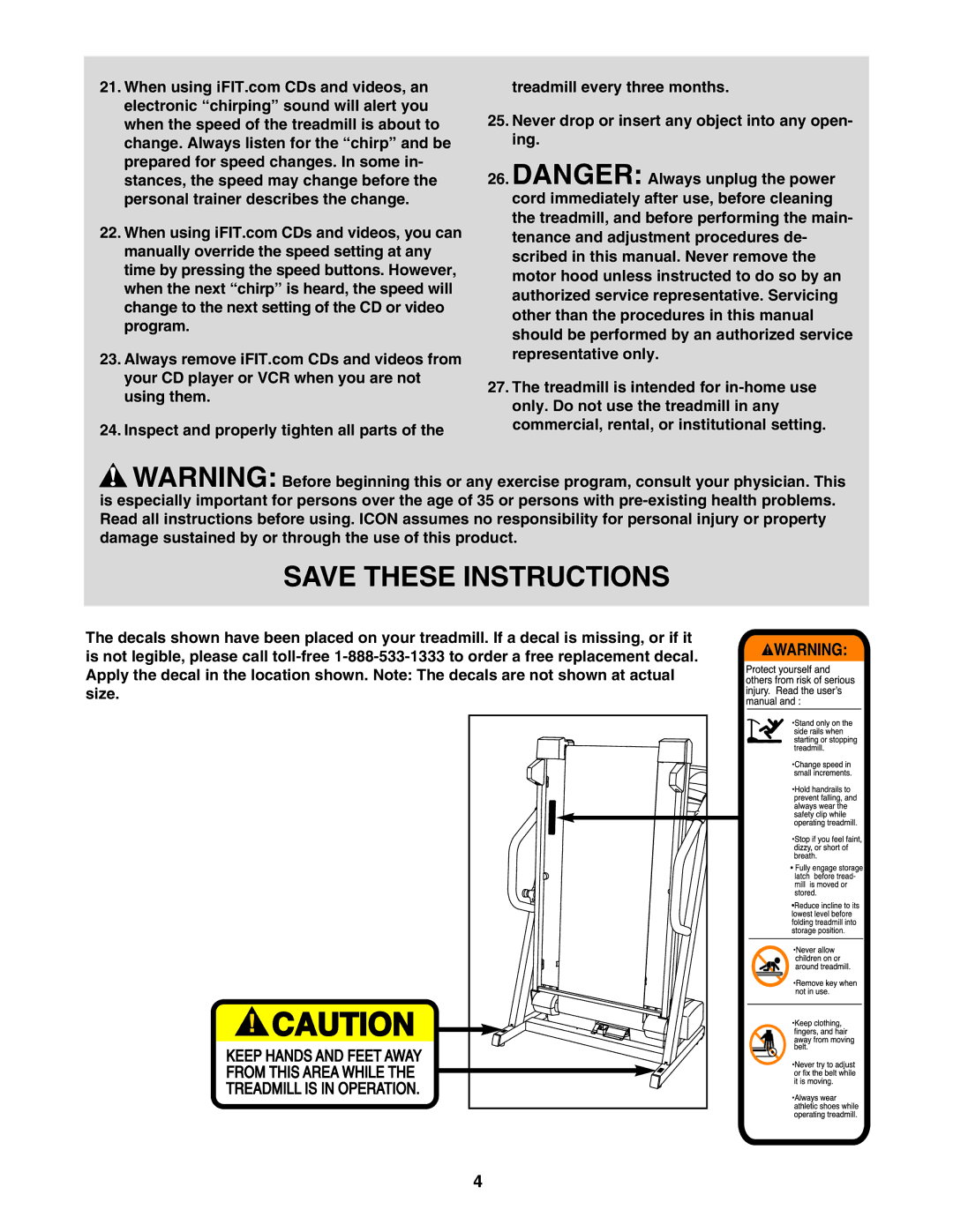 ProForm DTL44950 user manual 