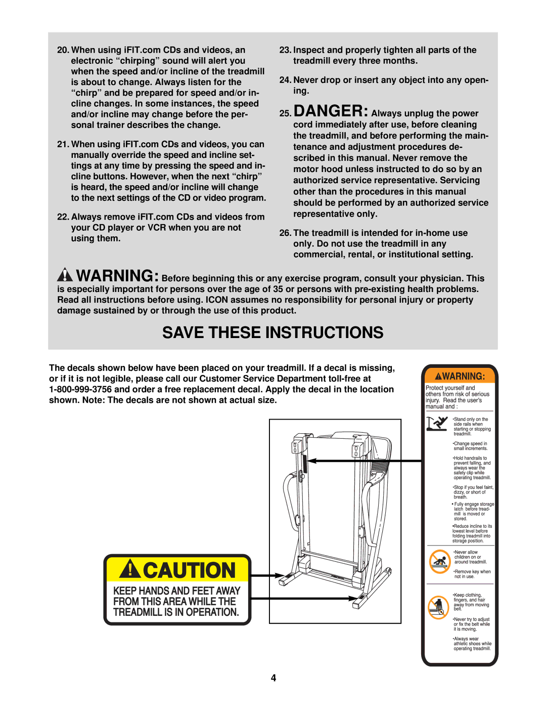 ProForm DTL52941 user manual 