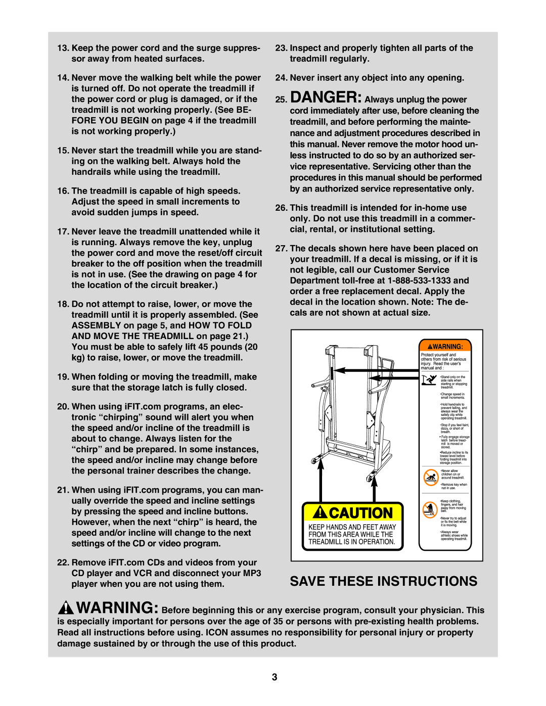 ProForm DTL52950 user manual 