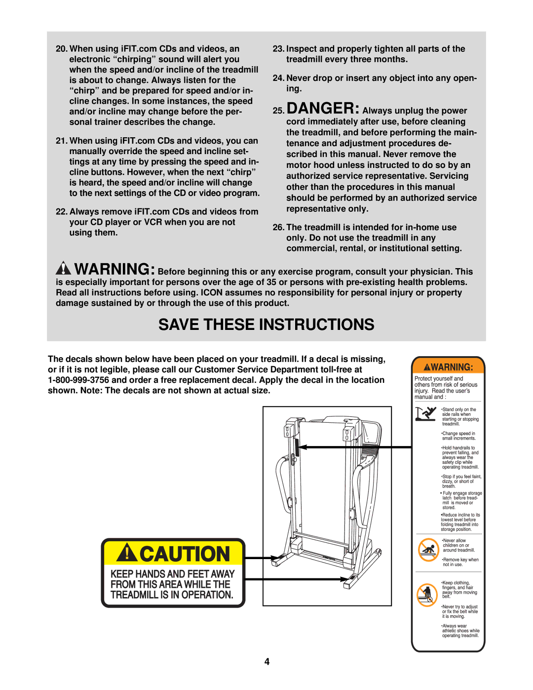 ProForm DTL62940 user manual 